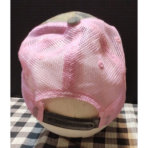 DUCK COMMANDER CAMOUFLAGE PINK MESH CAP HAT DUCK DYNASTY WOMENS LADIES SNAPBACK - Picture 4 of 16